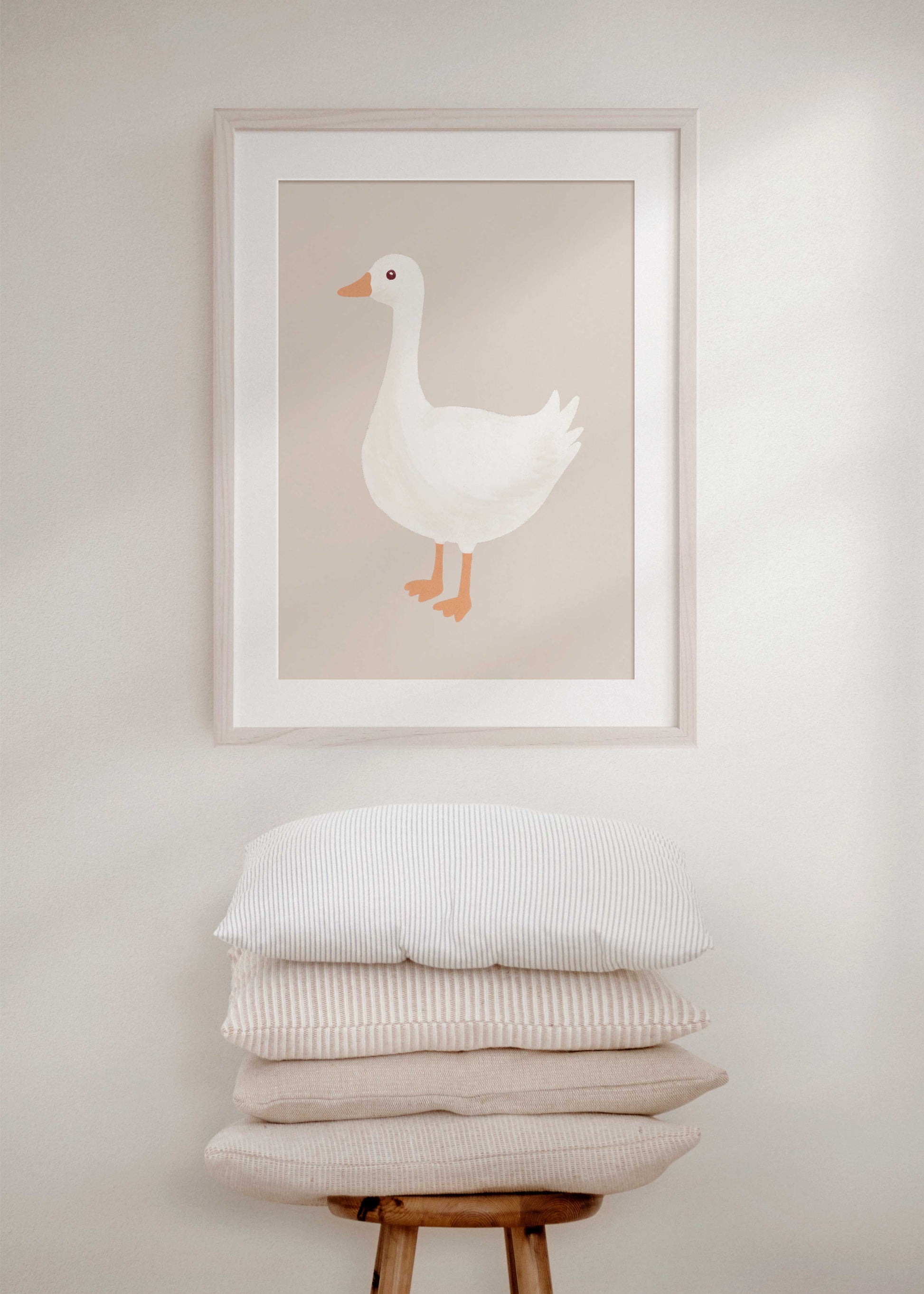 Affiche Oie blanche