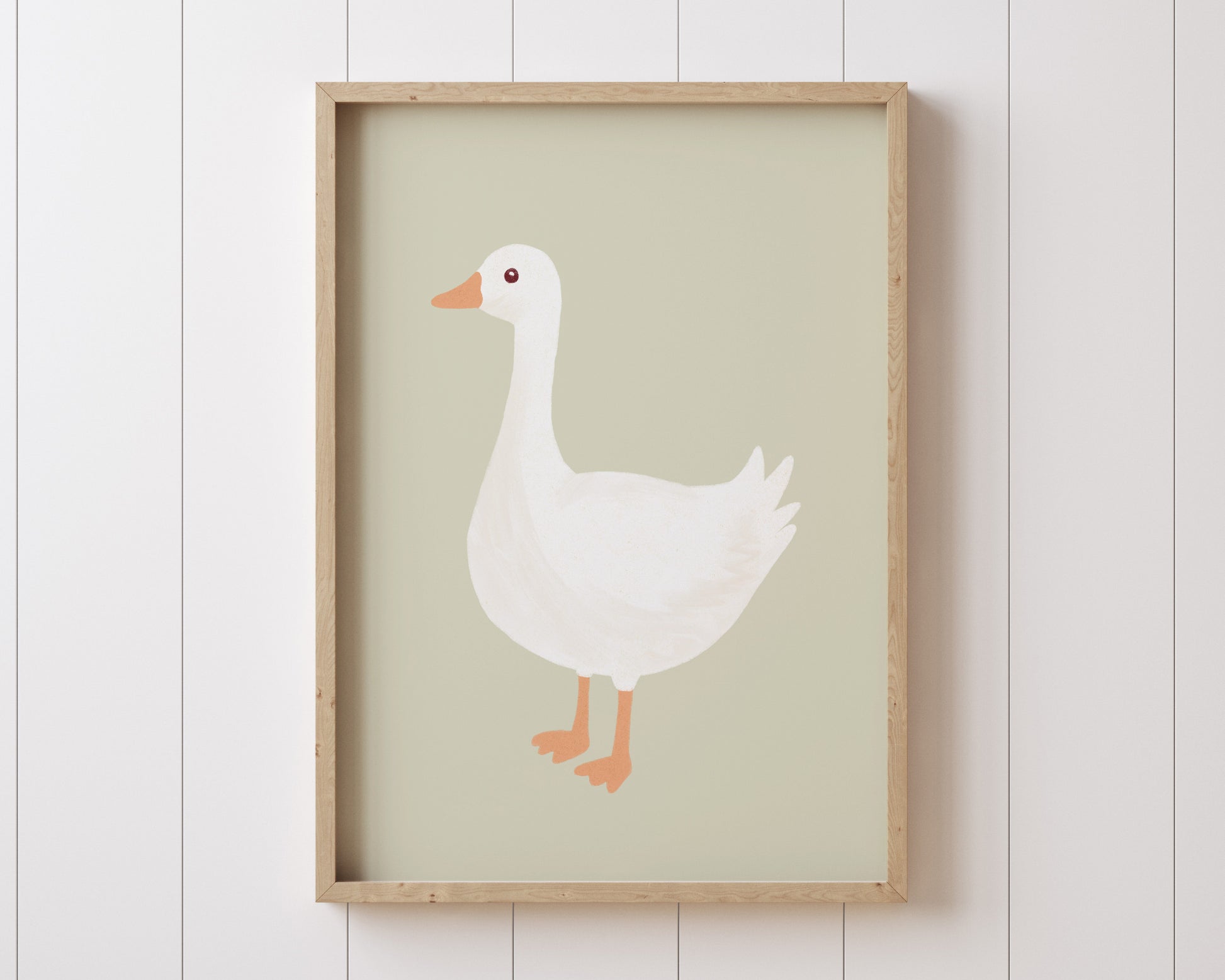 Affiche Oie blanche