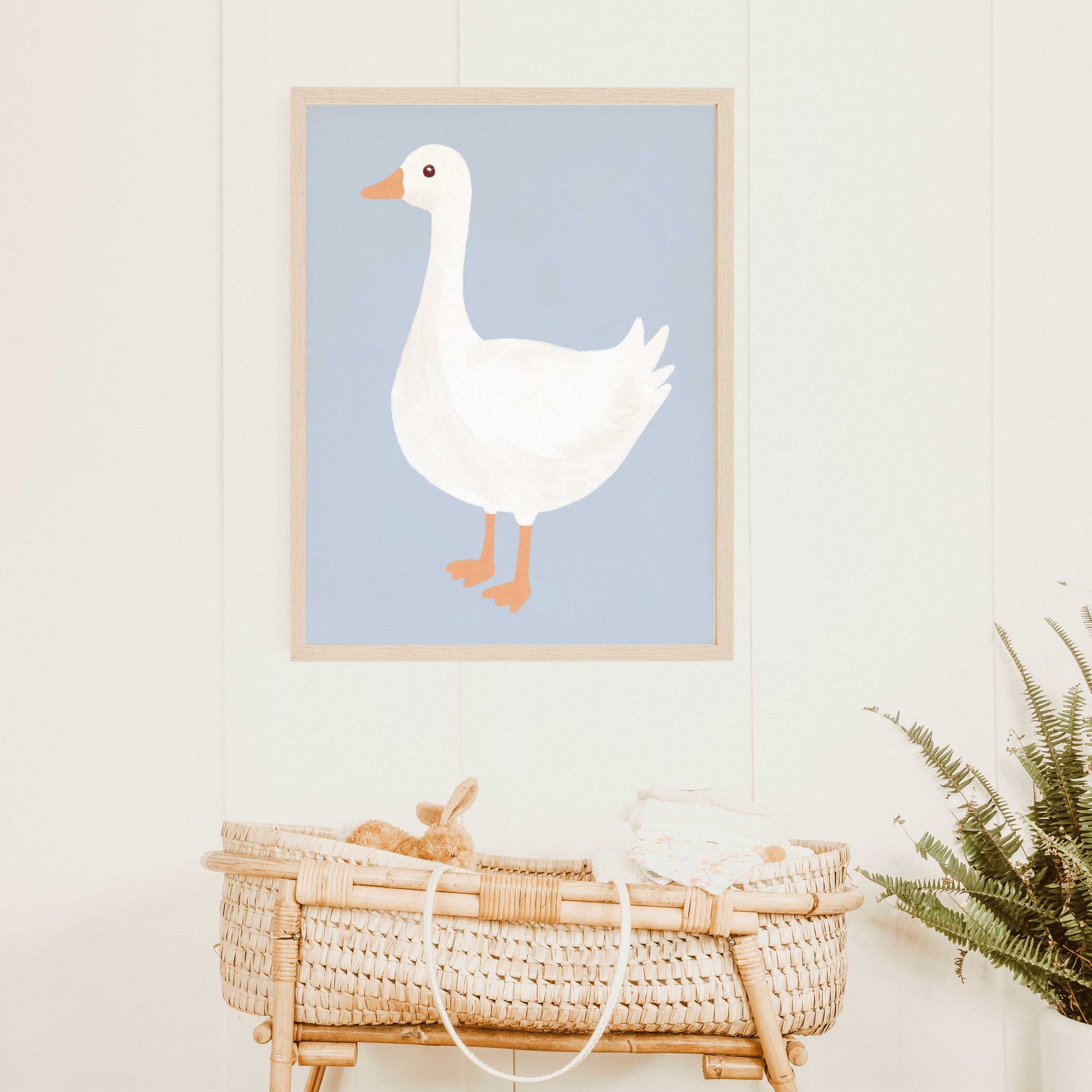 Affiche Oie blanche