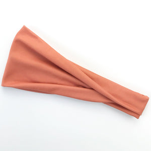 Bandeau uni rouille